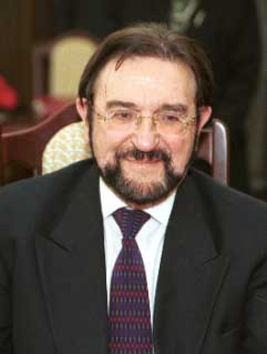 Herman de Croo, przewodniczcy Izby Reprezentantw Krlestwa Belgii