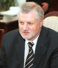 Przewodniczcy Rady Federacji Zgromadzenia Federalnego Federacji Rosyjskiej   Siergiej Mironow