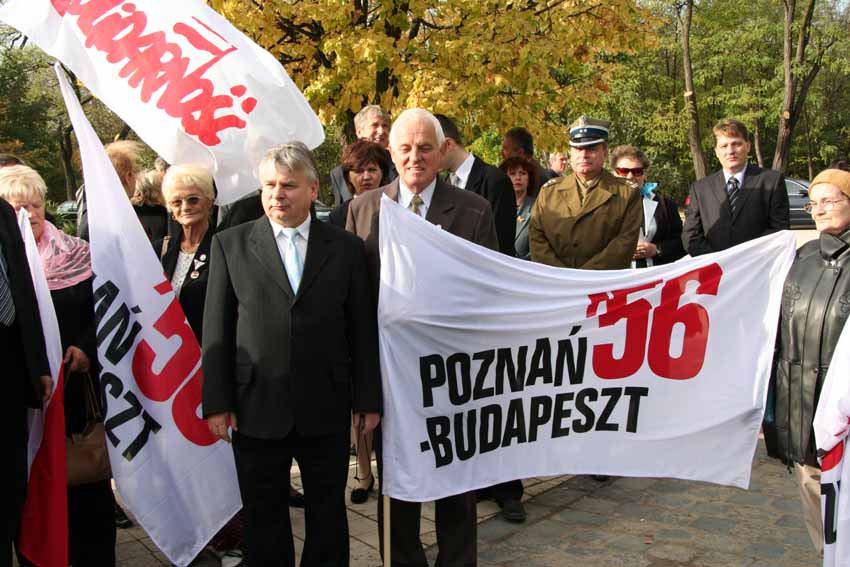 Spotkanie z kombatantami polskiego Czerwca '56 i wgierskiej rewolucji.